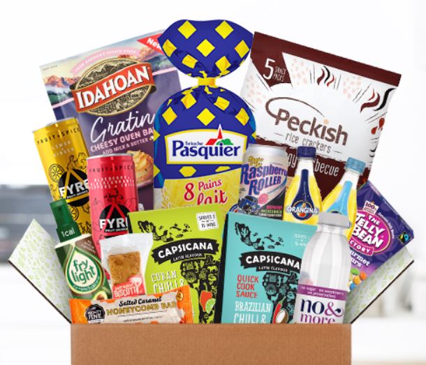 Bild von Get your first box for only  £9.99 instead of  £12.99 + free delivery! Use Code: SNACK21