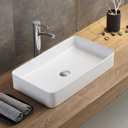 Bild von Rectangular Countertop Basin 605mm – Lincoln