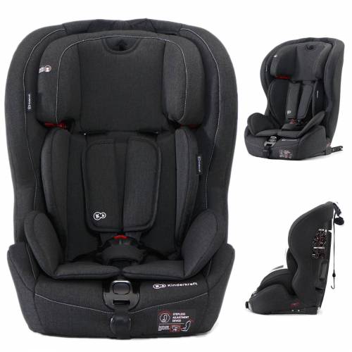 Bild von Kinderkraft Safety-Fix Group 123 ISOFIX Car Seat – Black