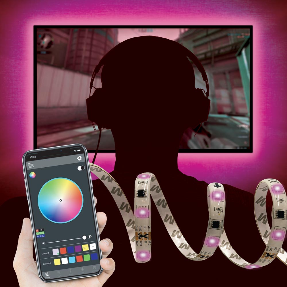 Bild von RED5 App Controlled 5M LED Strip Light